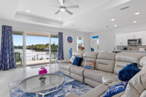 Gulf Waterfront Access Modern Luxe Home